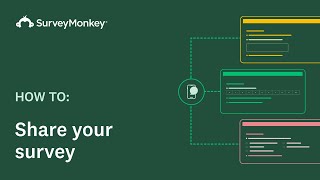 Sharing surveys with SurveyMonkey [upl. by Llehcnom477]