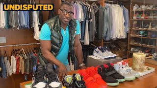 Shannon Sharpe’s Exclusive Sneaker Collection Red Octobers Travis Scotts  more  UNDISPUTED [upl. by Rehpotsirahc158]