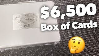 2020 Panini Flawless Football  First Look Video  6500 a Box 🤯 Highest End 2020 Football Product [upl. by Stalk]