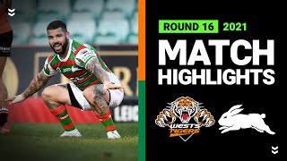 Wests Tigers v Rabbitohs Match Highlights  Round 16 2021  Telstra Premiership  NRL [upl. by Leonie]