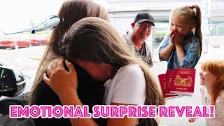 EMOTIONAL SURPRISE HOLIDAY REVEAL AT THE AIRPORT [upl. by Olva]