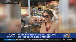 Womans Racist Rant Captured On Video At Essex Market [upl. by Naryk]