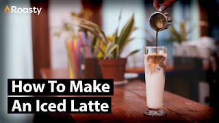 How To Make An Iced Latte Easy Iced Latte Recipe With A Simple Twist [upl. by Demmahum95]