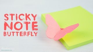 Sticky Note Butterfly [upl. by Farly]