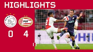 😤  Highlights Ajax  PSV  Johan Cruijff Schaal [upl. by Nuahsal]