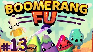 Boomerang Fu  13  POWERED UP 4 Player Gameplay [upl. by Eulaliah]