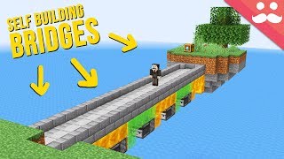 Self Building Bridges with Honey Blocks [upl. by Ecyak]