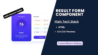 Frontend Mentor Result Summary Component [upl. by Yevette]