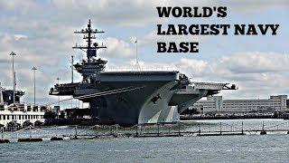 Worlds Largest Navy Base  Naval Ship Tour [upl. by Brynne]