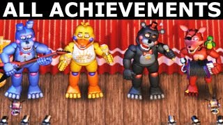 FNAF 6  How To Get All The Band Achievements Freddy Fazbears Pizzeria Simulator [upl. by Keppel]