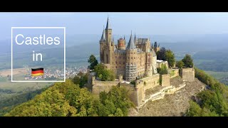 Lichtenstein amp Hohenzollern Castles l Drone Footage [upl. by Ztnarf]