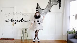 DIY Vintage Clown Costume [upl. by Fennessy655]