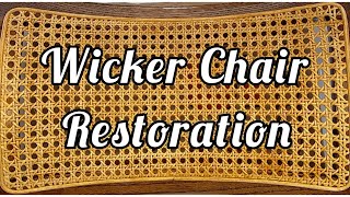 Wood amp Recane Chair Restoration [upl. by Camellia32]