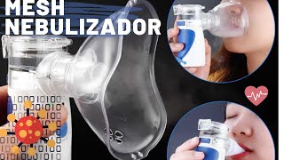 Nebulizador respirador inhalador ultrasónico Recargable USB portatil MEsh nebulizer review [upl. by Price855]