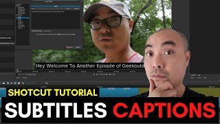 Shotcut How To Add Subtitles Captions and Credits  Shotcut Tutorial [upl. by Eibreh]