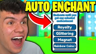 How To AUTO ENCHANT PETS In Roblox Pet Simulator X Roblox [upl. by Ilamad]