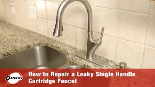 How to Repair a Leaky Single Handle Cartridge Faucet [upl. by Cuda]