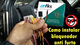 Como instalar bloqueador anti furto corta corrente 🔧 🚗 [upl. by Nilyam]