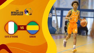 Côte dIvoire v Gabon  Full Game  FIBA U16 African Championship 2021 [upl. by Zakarias]