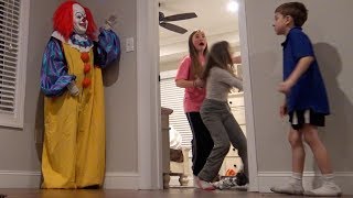 Clown Running Around With Behind The Scenes and Bean Boozled [upl. by Aneehsor]