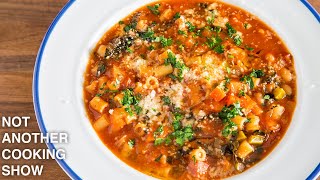 how to make EASY MINESTRONE SOUP [upl. by Wolf]