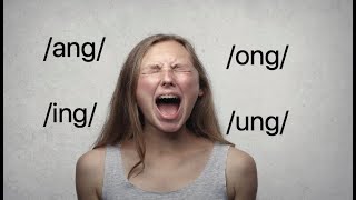 Pronunciation  ang ing ong ung Word Endings [upl. by Sinnylg]