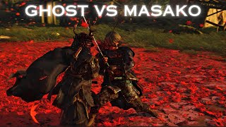 GHOST VS MASAKO  gaming ghostoftsushima [upl. by Putscher]