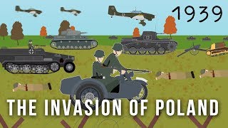 The Invasion of Poland 1939 [upl. by Ahsietal323]