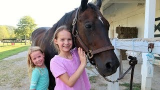 Addys First Horseback Riding Lesson [upl. by Leontina]