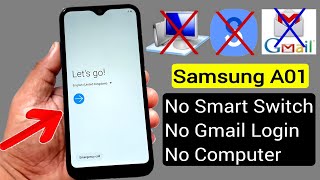 Samsung A01 A015 FRP BYPASSGOOGLE ACCOUNT REMOVE 2021 Without PC [upl. by Odine]