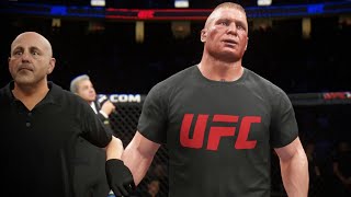 Brock Lesnar vs Daniel Cormier UFC Heavyweight Full Match New DLC UFC 4 Gameplay [upl. by Emirac906]