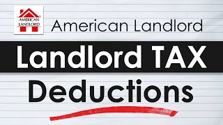 The Best Landlord Tax Deductions for Rental Property [upl. by Halilak]