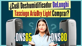 Deshumidificador DeLonghi DNS65 vs DeLonghi DNS80 Comparativa [upl. by Jez626]