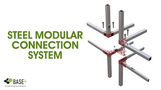 Steel Modular Connection System [upl. by Nnylyrehc]