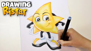 Drawing Ristar [upl. by Ahseikram]