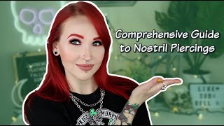 Comprehensive Guide to Nostril Piercings [upl. by Pearline]