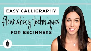 The EASIEST Way To Start Flourishing Your Calligraphy For Beginners [upl. by Amekahs]