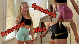 Gymshark Nike Ryderwear GYM SHORTS try on [upl. by Eittap]