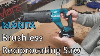 Makita Brushless Reciprocating Saw Tool Test amp Review [upl. by Yremogtnom]