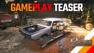 Gas Station Simulator Car Junkyard  Official Gameplay Teaser [upl. by Arrakat]