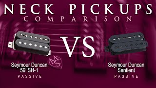 Seymour Duncan 59 SH1 vs SENTIENT  Passive Neck Pickup Guitar Tone Comparison Demo [upl. by Akimik]