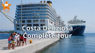 Costa Deliziosa Complete Visit Tour QHD 2017 CruisesandTravelsBlog [upl. by Asilej]