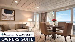 Oceania Sirena  Owners Suite Full Walkthrough Tour amp Review  4K [upl. by Carmelina783]