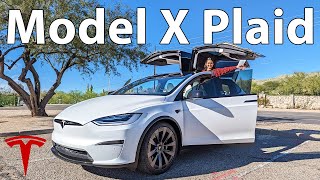 Tesla Model X Plaid Review [upl. by Ylicec]