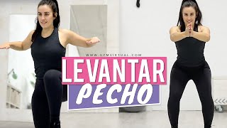 LEVANTAR PECHO y tonificar brazos  GymVirtual [upl. by Vitale276]