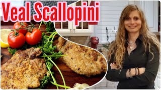 Italian Veal Scallopini Recipe  Best Veal Ever [upl. by Geoffry]