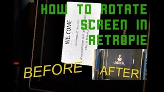 How to rotate screen in retropie [upl. by Linkoski]