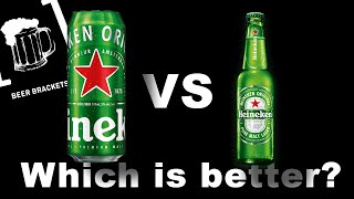 Heineken Can vs Bottle  Which is better [upl. by Lipinski631]