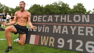 Decastar 2018  Le record du monde du decathlon de Kevin Mayer world record 9126 pts [upl. by Tsirc]