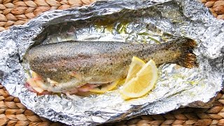 Easy Oven Baked Trout Recipe [upl. by Trahurn]